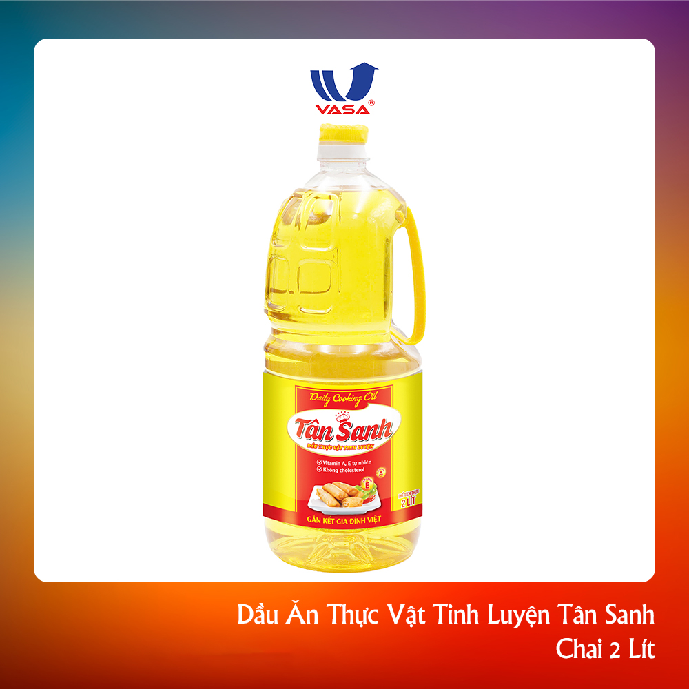Dầu thực vật tinh luyện Tân Sanh 2L