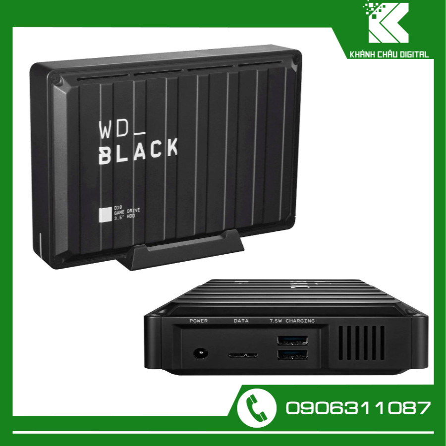 Ổ cứng di động hdd wd black d10 8tb 3.5 inch game drive