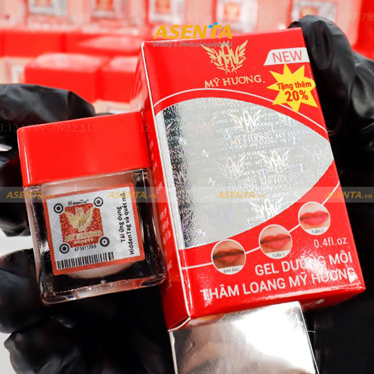 Gel Dưỡng môi sau phun xăm Mỹ Hương, chống thâm loang, kích màu môi hiệu quả