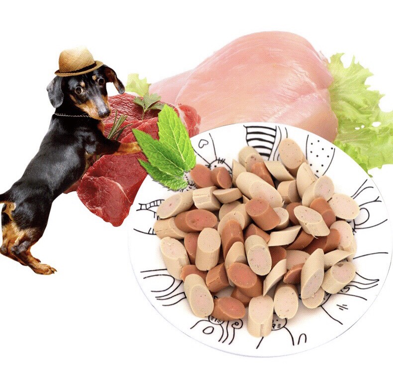 Xúc xích cho chó mèo - xúc xích thưởng huấn luyện chó mèo - bompet