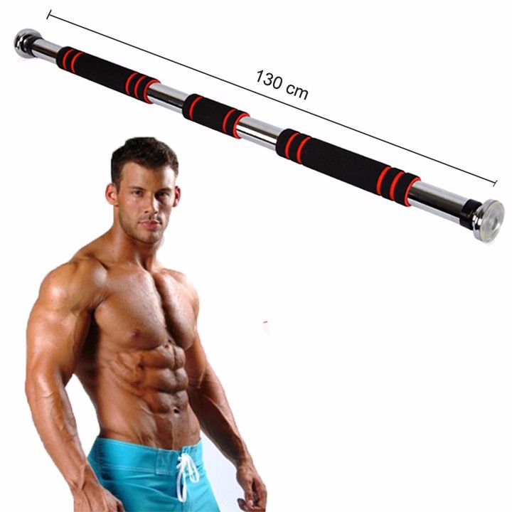 Xà đơn gắn cửa độ dài tùy chỉnh 64 cm đến 100 cm