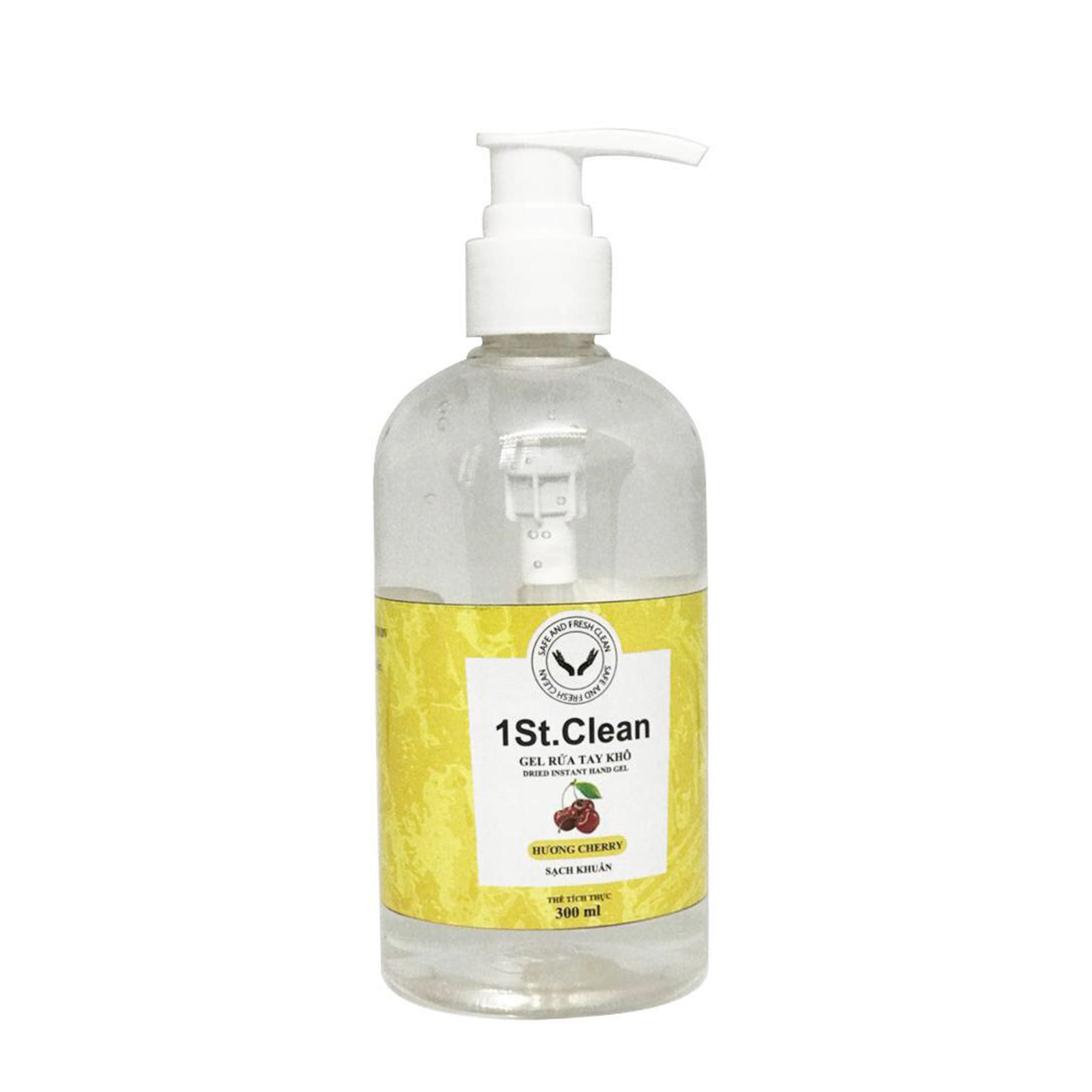 Gel rửa tay khô 1st.clean hương cherry 300ml