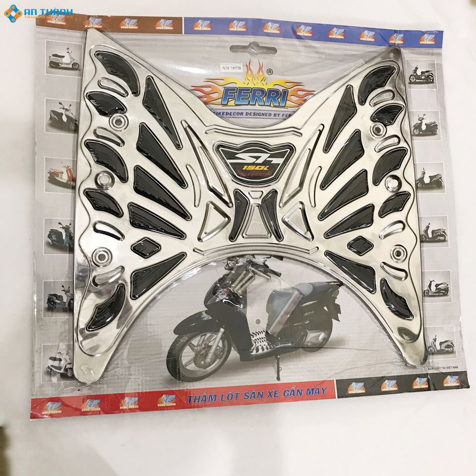[HCM] Thảm lót sàn xe Honda SH 125 - 150 bằng Inox
