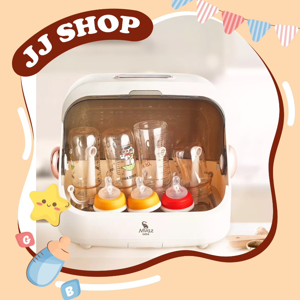 Máy úp bình sữa, tiệt trùng sấy khô tia uvc moaz bébé mb – 044