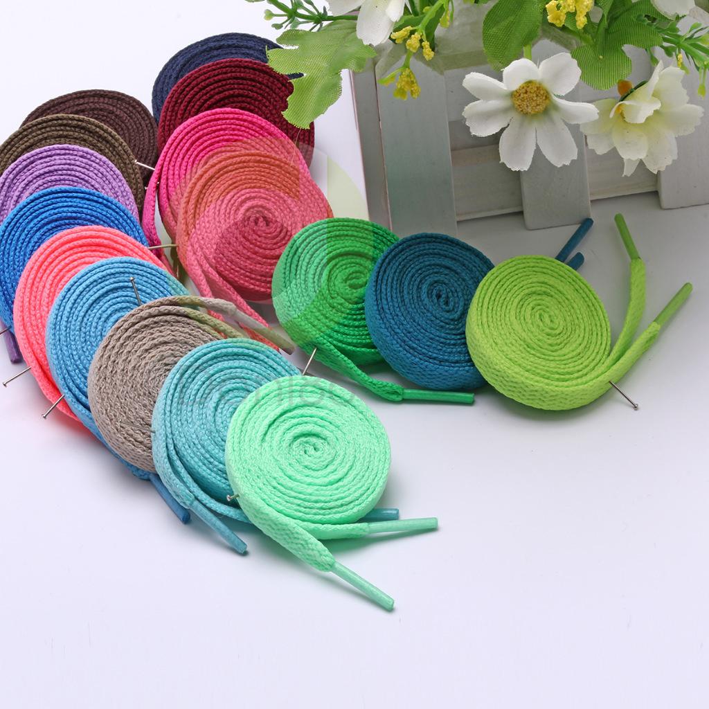 [HCM]Dây giày bản dẹp chiều dài 1m dùng mang giày thể thao giày sneaker hoặc tết vòng tay trang sức tuổi teen