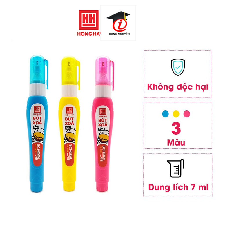 Bút xóa nước hồng hà 7ml cv-02 - 3502
