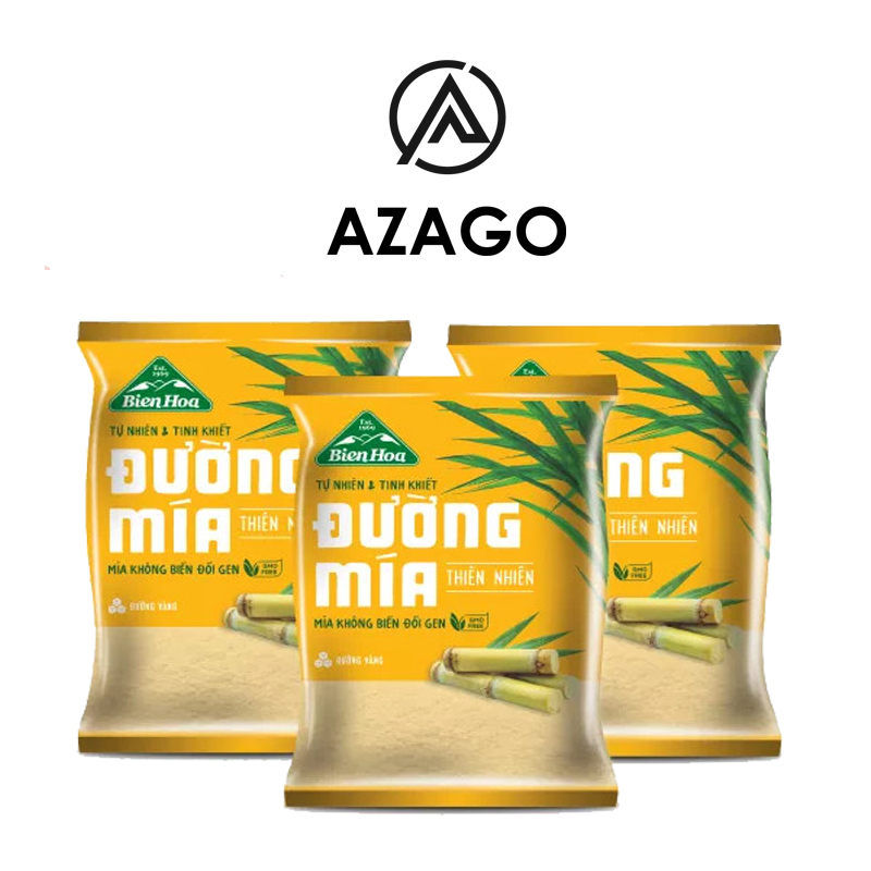 Combo 3 túi đường mía thiên nhiên biên hòa 1kg cb3.dmtt01 -azago