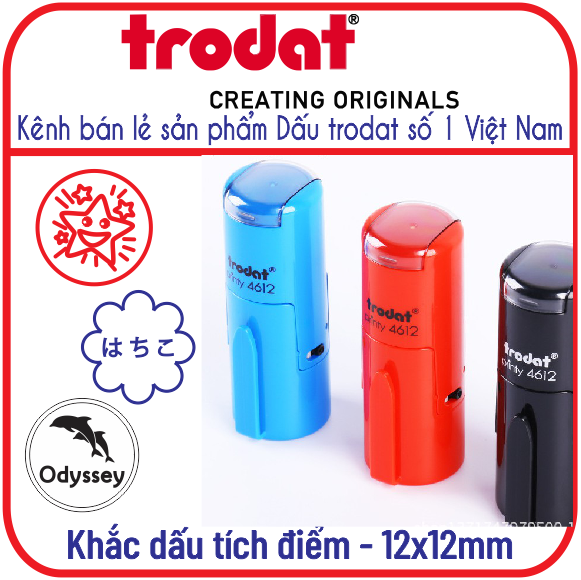 Khắc con dấu tích điểm - dấu tròn