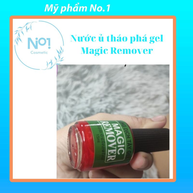 Nước Ủ tháo Phá Gel Thần Tốc Sơn Phá gel Magic Remover đỏ 15ml chính hãng myphamno1