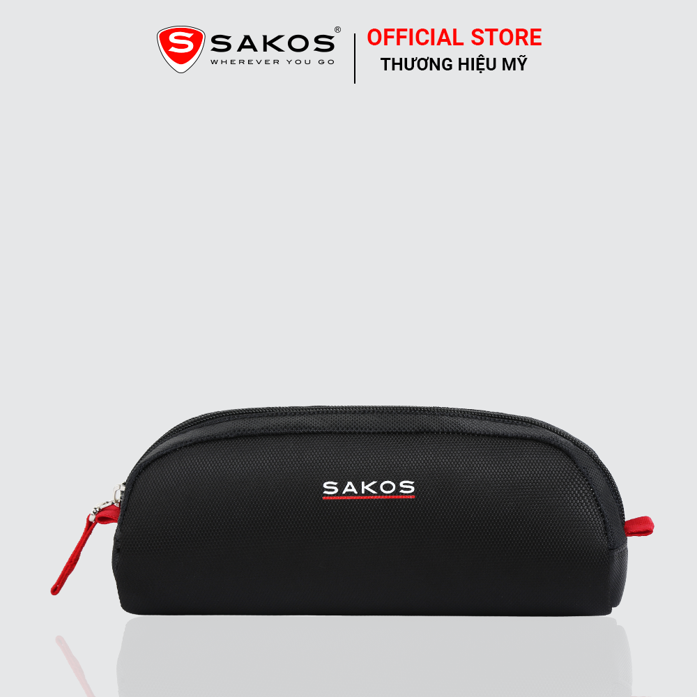 Túi đựng bóp viết thương hiệu SAKOS tiện ích chứa nhiều dụng cụ học tập thời trang đựng bút đa năng