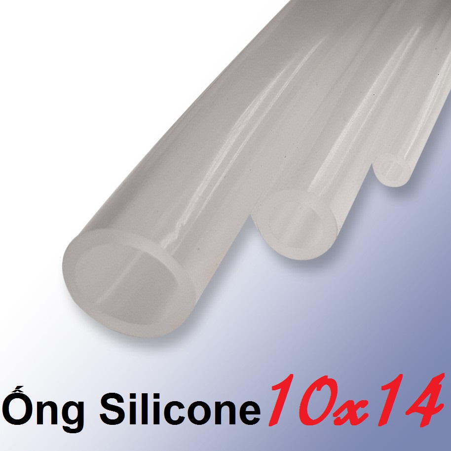 Ống silicone 10*14mm chịu nhiệt, dầu, hóa chất