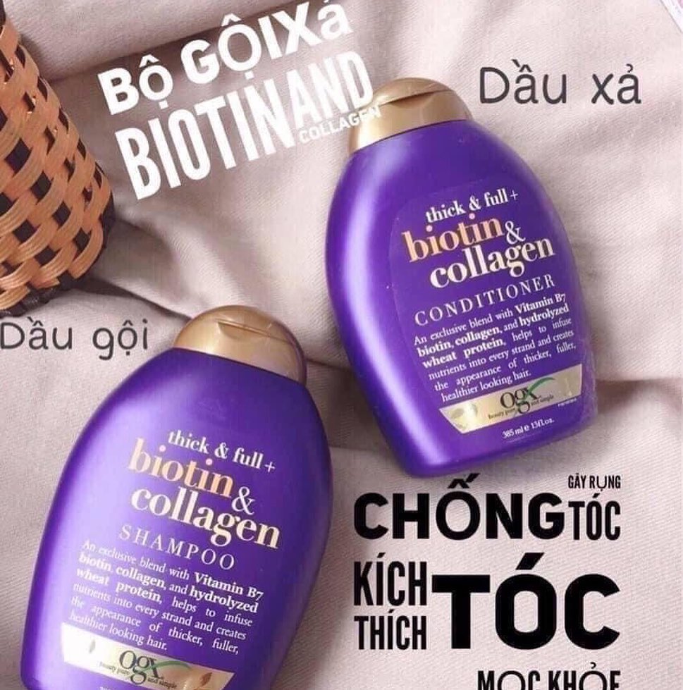 Dầu gội biotin tím + 2,2% phí lzd