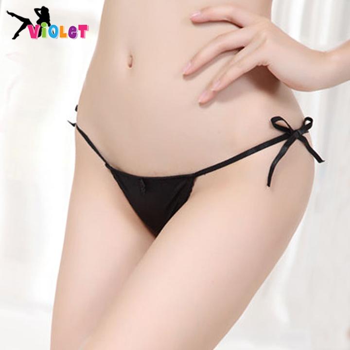 [Hoàn Xu Max Lời] Quần Lót Nữ Lọt Khe Tam Giác Mảnh Chất Vải Cotton Thoáng Mát Không Phai Không Xù Lông Dây Buộc