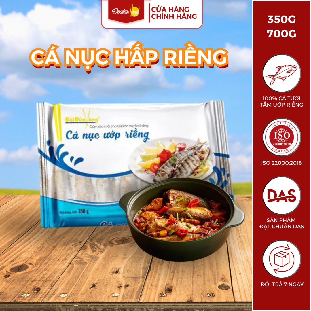 Cá nục ướp riềng Đôi Đũa Vàng thực phẩm dinh dưỡng bổ sung Omega 3, DHA - Giao tại Hà Nội và Hồ Chí Minh