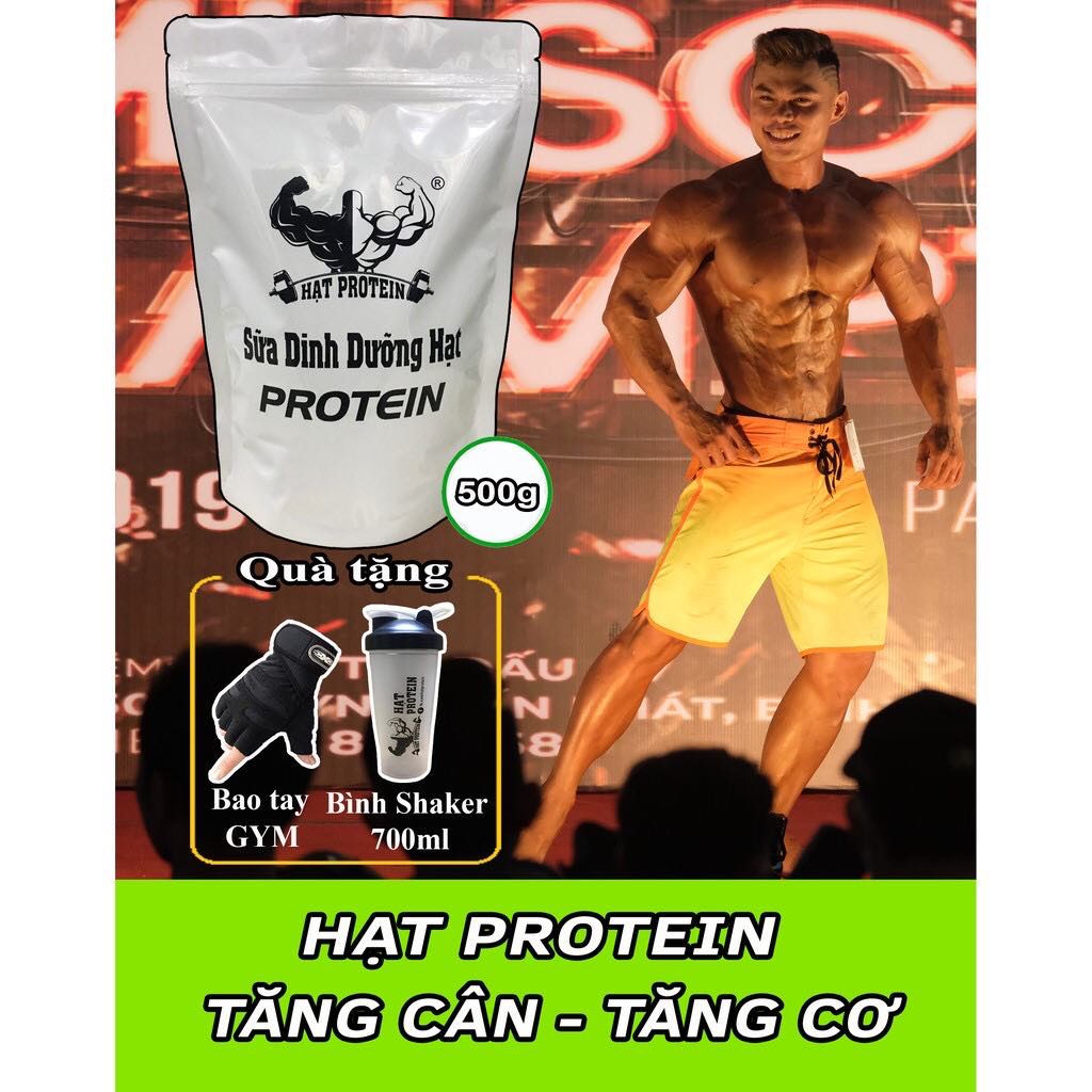 Sữa tăng cân tăng cơ hạt protein túi 500g