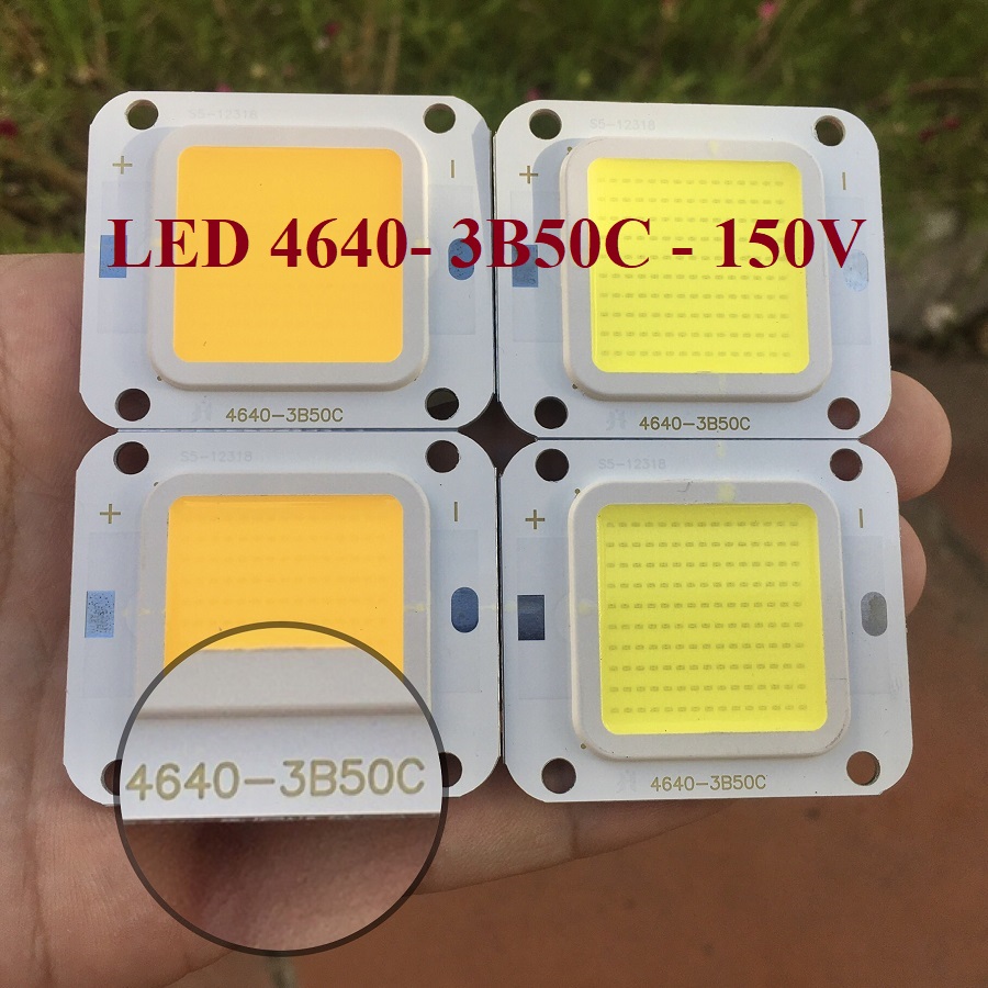 Led cob thay cho đèn pha 50w-100w
