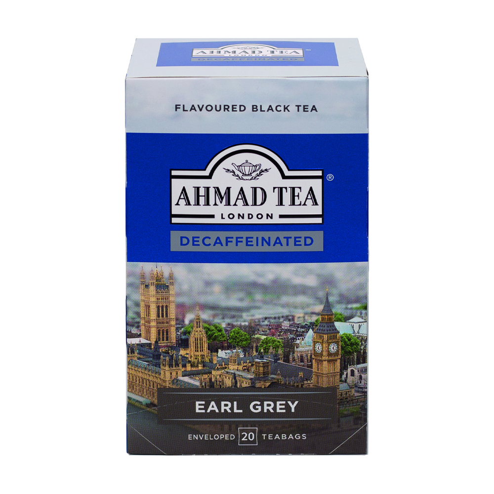 Trà ahmad anh quốc - bá tước - earl grey decaffeinated - không chứa caffeine