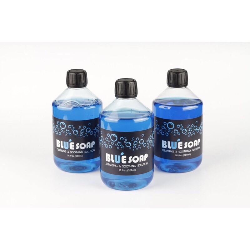 Dung dịch lau mực Blue Soap 500ml dùng trong phun xăm