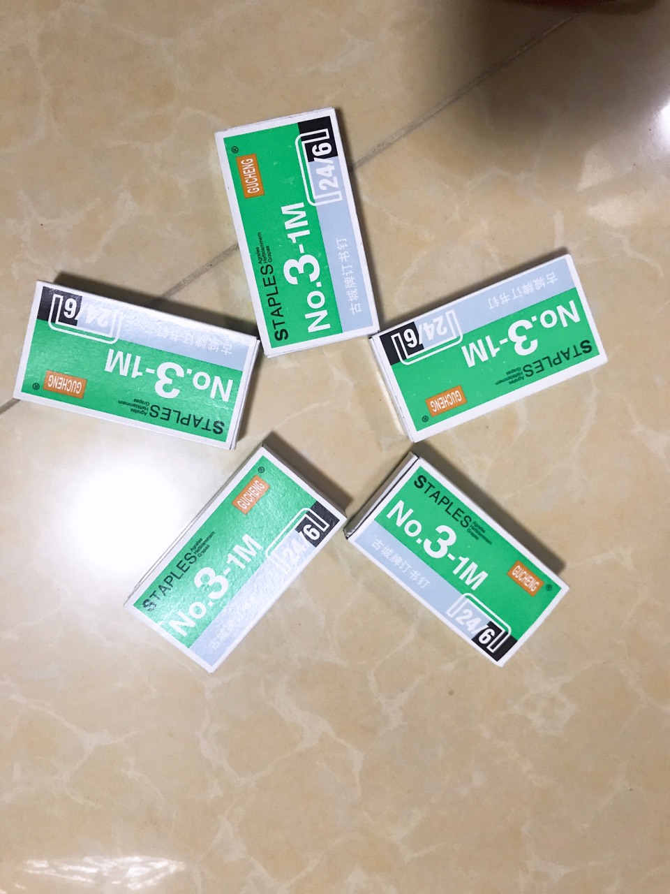 Hộp 20 thanh đạn ghim dập số 3_1m