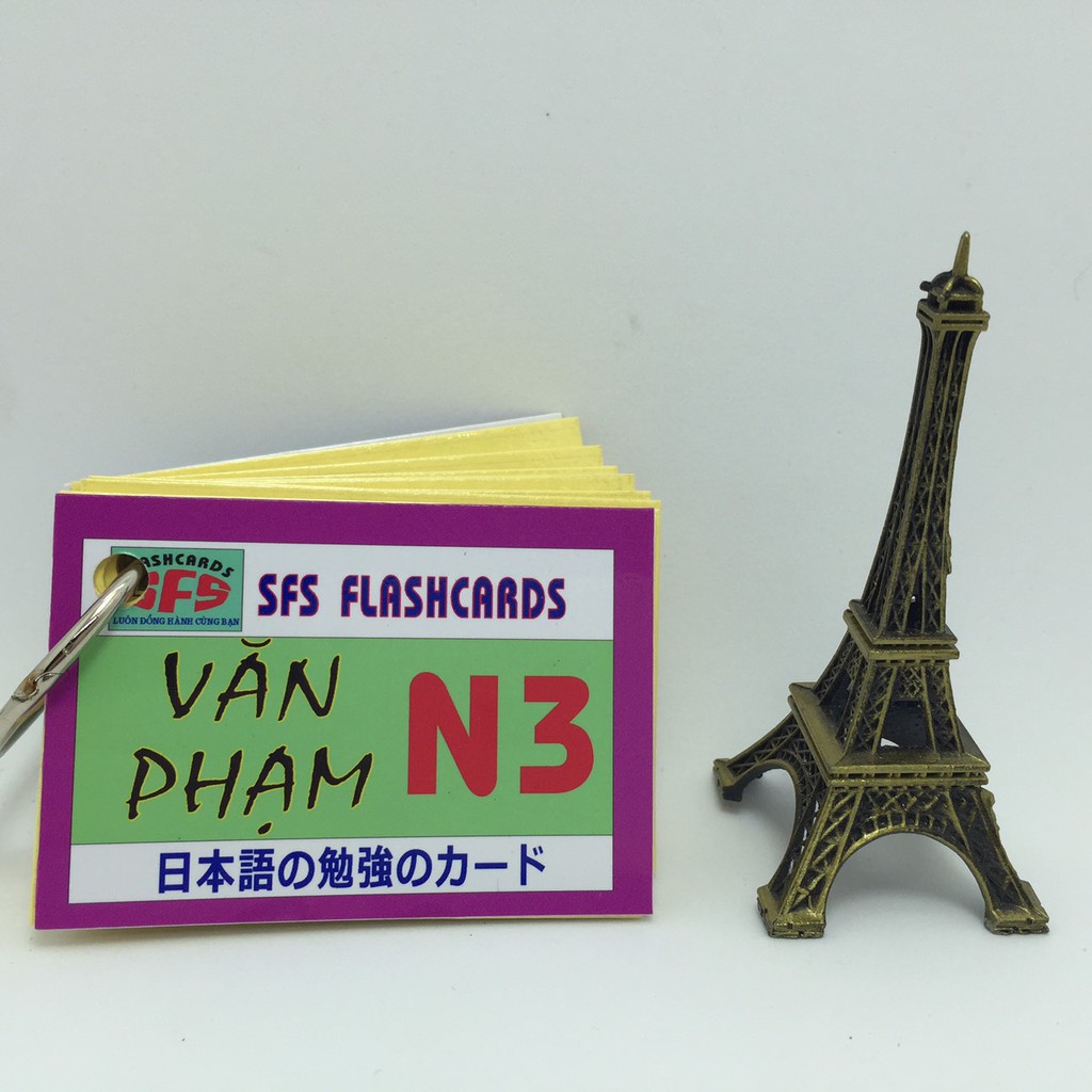 Bộ thẻ tiếng nhật văn phạm n3