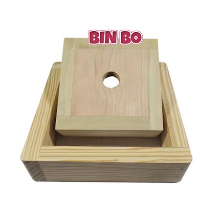 Combo 2 Khuôn gói bánh chưng bằng gỗ Vạn Lợi Dragon - 1 bộ khuôn lớn + 1 bộ khuôn nhỏ