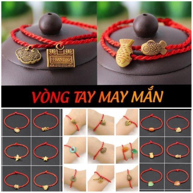 COMBO 5 Vòng Tay Chỉ Đỏ May Mắn Siêu Rẻ [Ngẫu Nhiên]