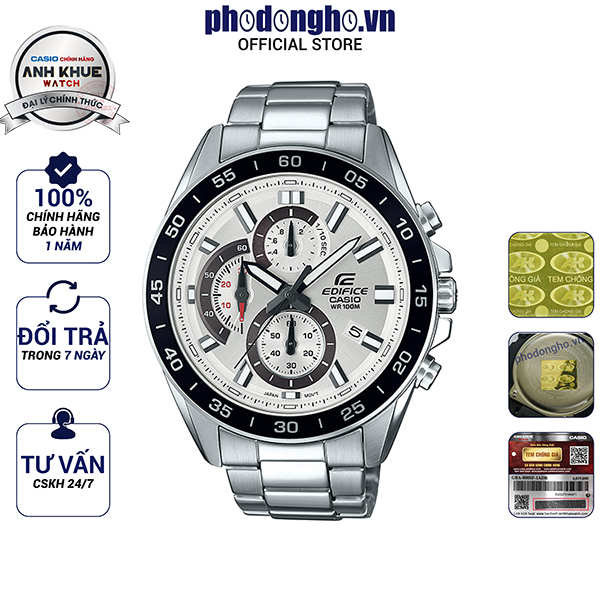 Đồng hồ nam dây kim loại Casio Anh Khuê EFV-550D-7AVUDF