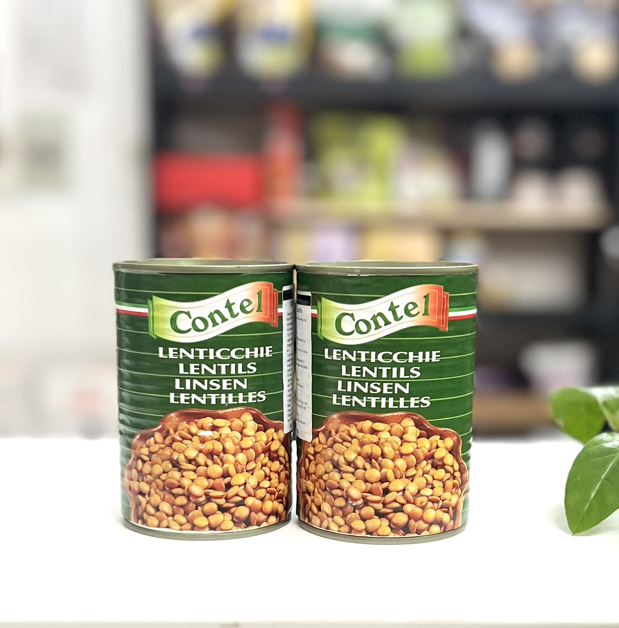 (HÀNG NHẬP KHẨU) Đậu lăng đóng hộp xuất xứ Ý CONTEL Lentils hộp nắp giật 400GR