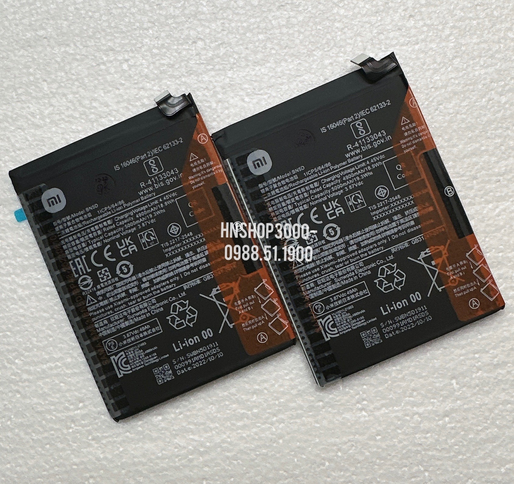 Pin Xiaomi Redmi Note 11/ Note 11s BN5D Dung Lượng 5000 mAh Zin Chính Hãng - Bảo Hành 6 Tháng