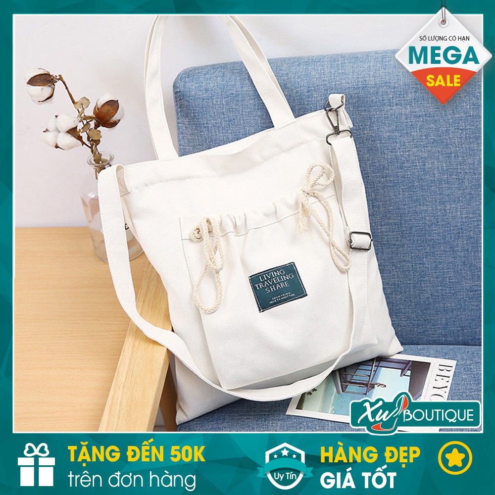 Siêu sale túi vải du lịch canvas, túi đựng thời trang