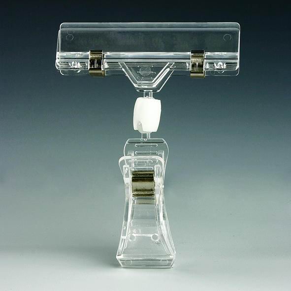 Wobbler, kẹp nhựa quảng cáo, kẹp sale dùng để kẹp giấy sale, CTKM, giấy ghi giá sp chuyên dùng tại các shop- M 06