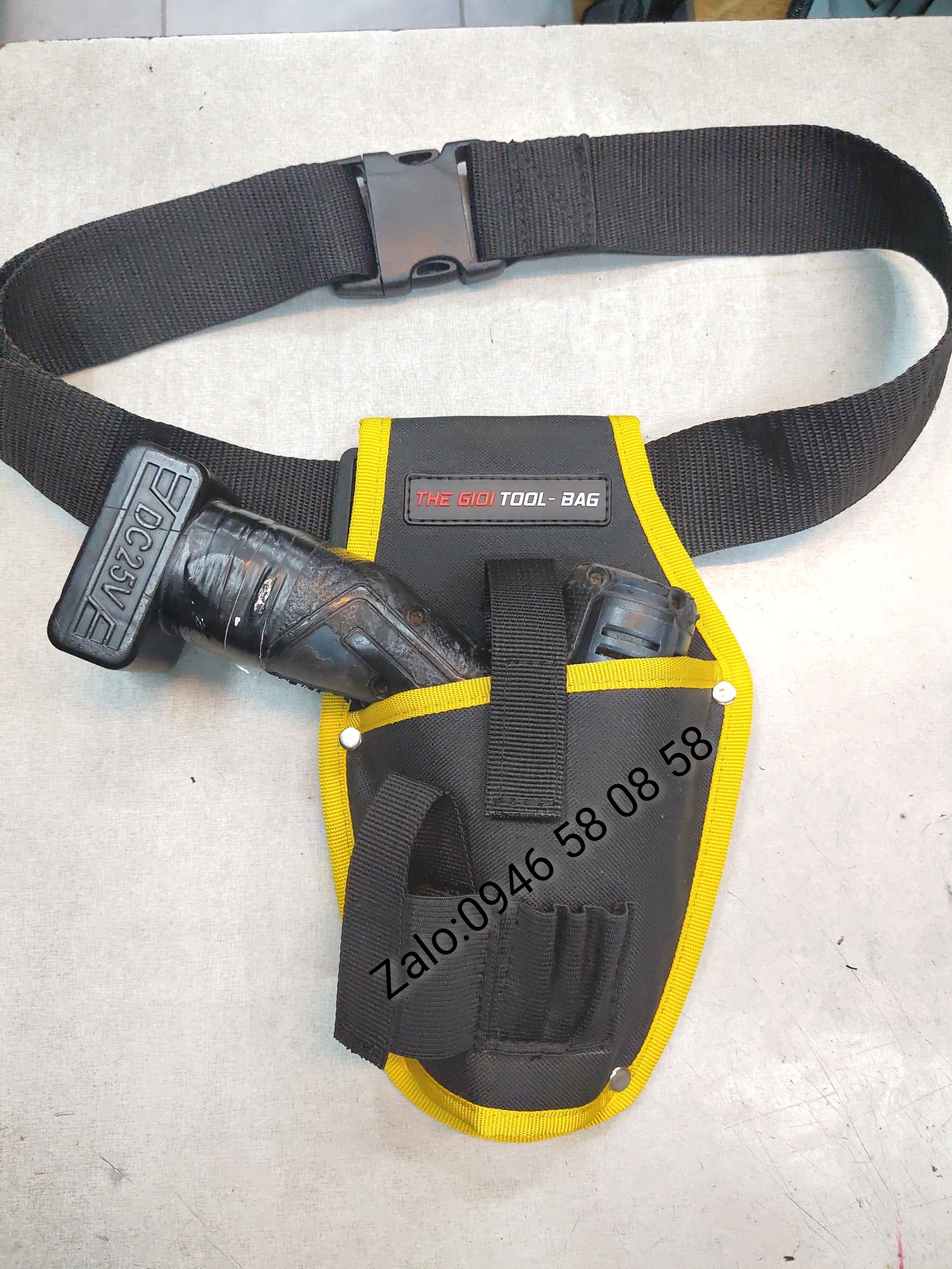 Túi đựng máy khoan pin đeo hông TGTB -Y2Yellow cao cấp
