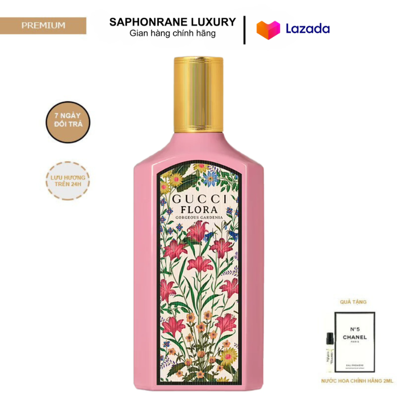  Nước Hoa Nữ Gucci Flora Gorgeous Gardenia EDP 100ml_nước hoa hương thơm trên 8h 