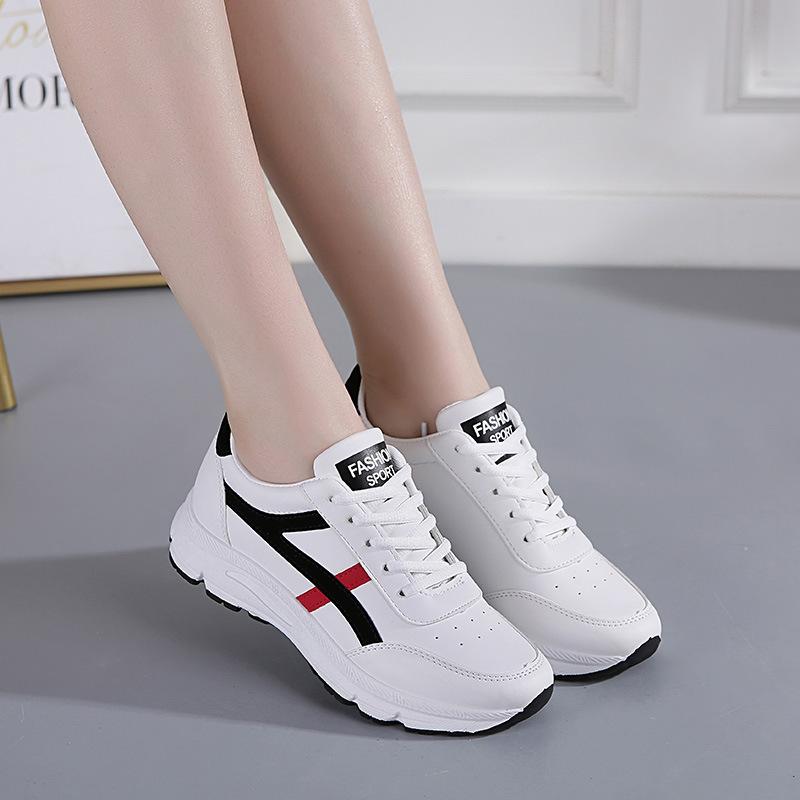 Giày Nữ Thời Trang Mẫu Mới DOHA Shop DH222TD Trắng Phối Đen