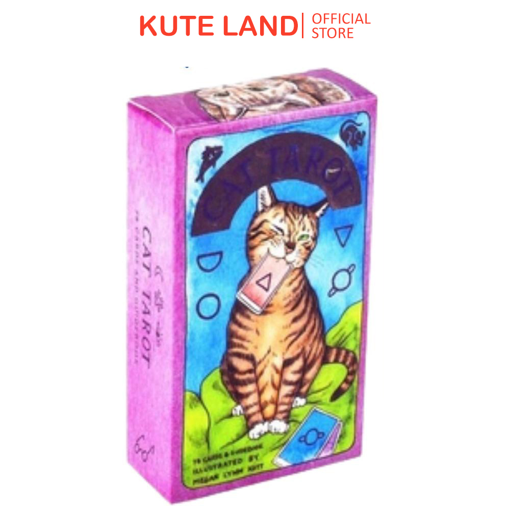 Bộ bài cat tarot 78 lá bài tặng đá thanh tẩy