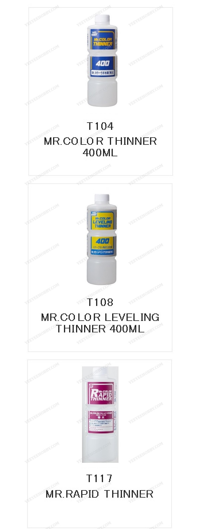 DUNG MÔI MR HOBBY LACQUER THINNER