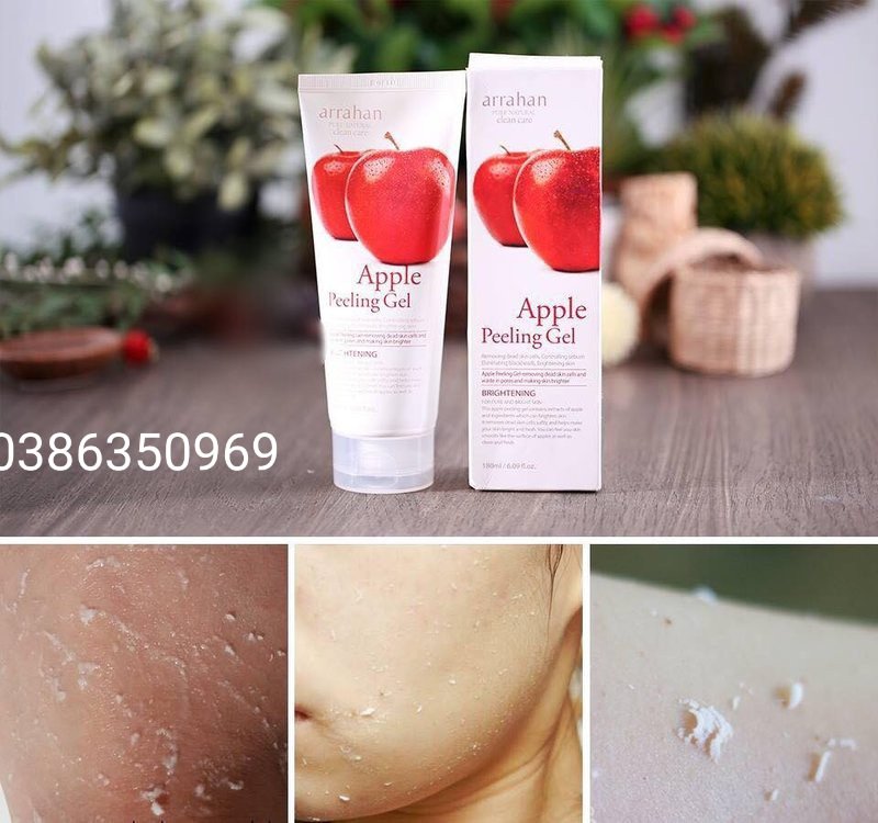 Tẩy da chết arahan hàn quốc - vị táo, sâm