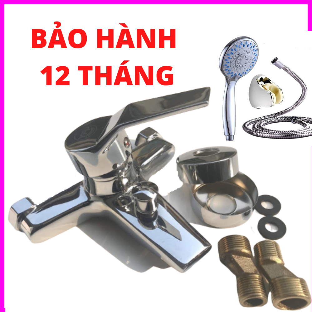 Củ sen tắm nóng lạnh, củ sen tắm gật gù hợp kim đồng, bảo hành 12 tháng, kích thước tiêu chuẩn dễ lắp đặt, đủ phụ kiện