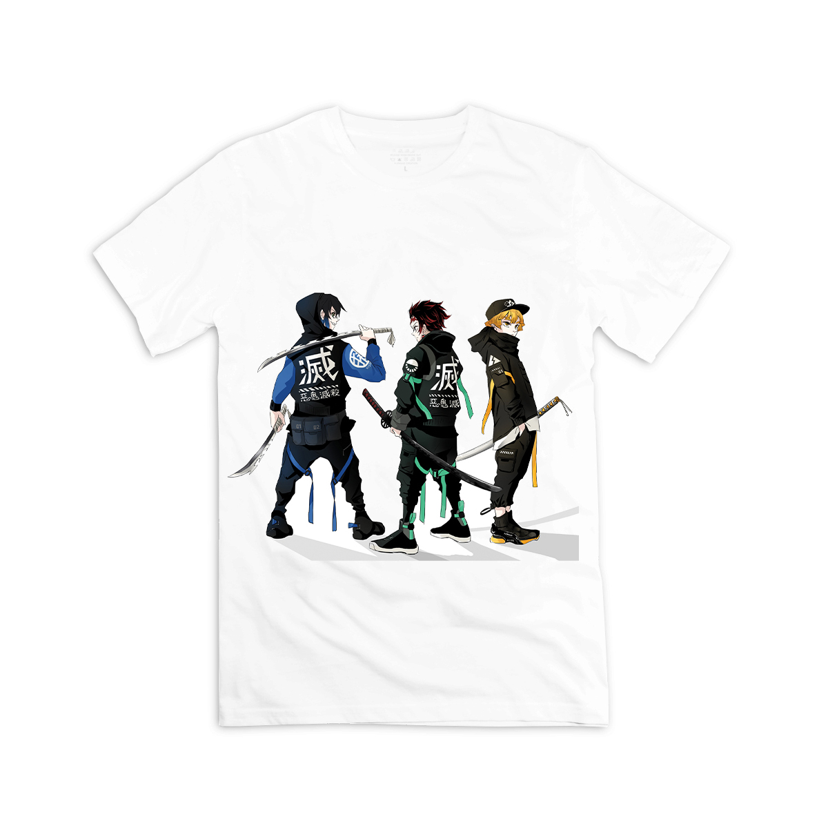 Áo thun unisex mirako demon slayer thanh gươm diệt quỷ tân binh săn quỷ sát quỷ đội mẫu 2