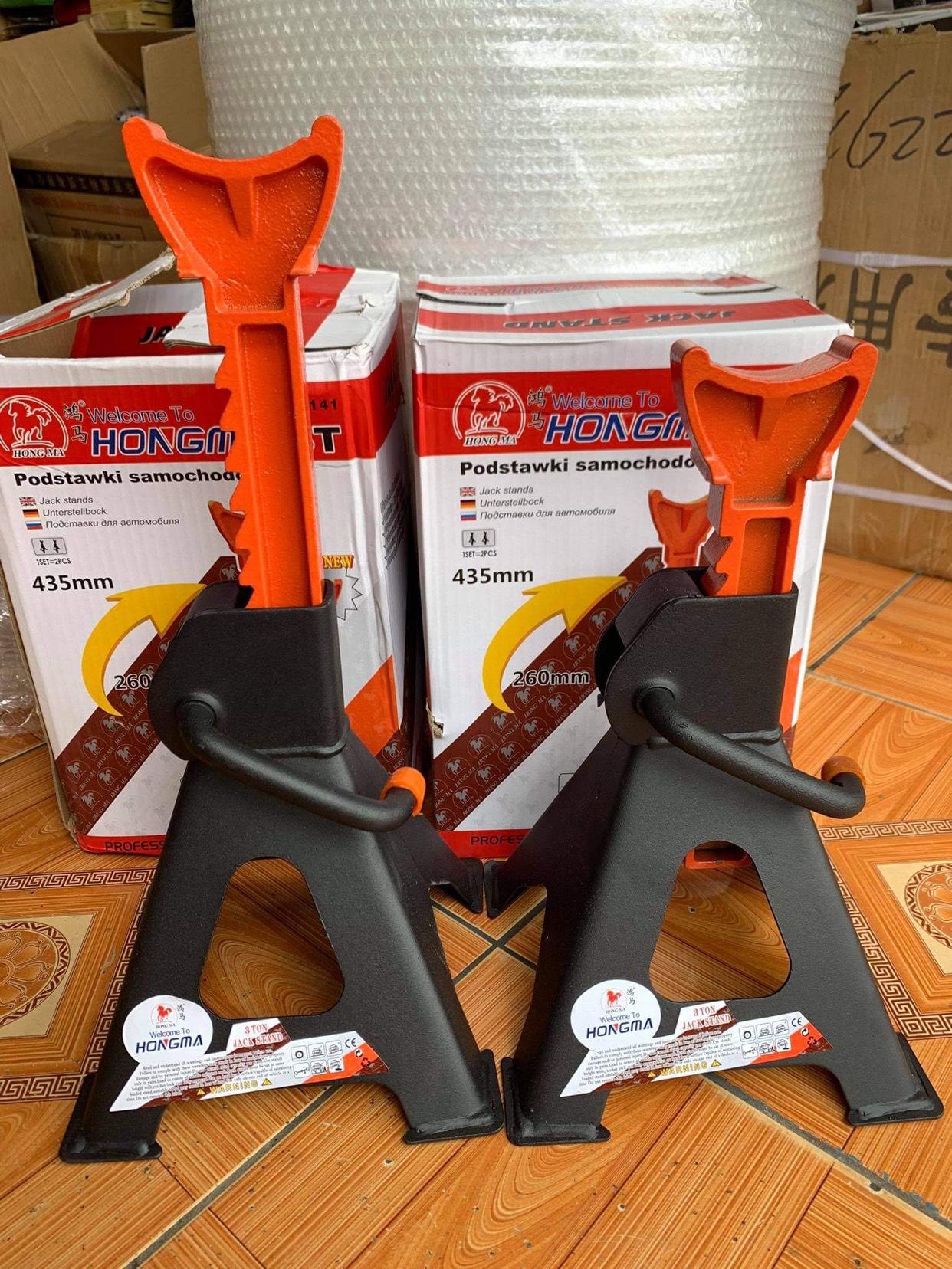 Đôi mễ kê HongMa kích đỡ xe 3 tấn