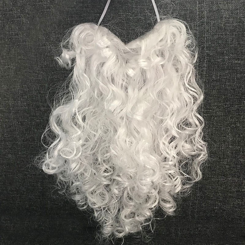 Bộ râu xoăn Ông già Noel - Loại to, dài