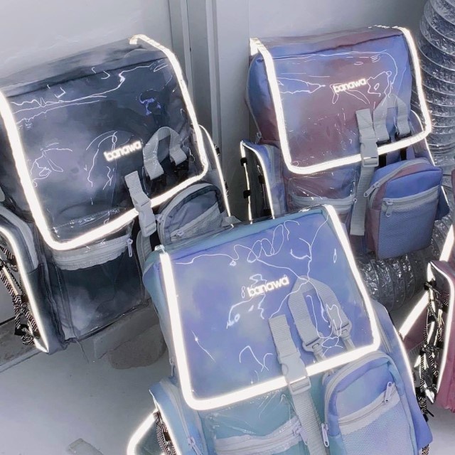 Balo local brand BANAWA màu tie dye thời trang nam nữ đi học, đi chơi đẹp
