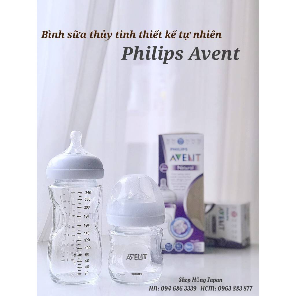 Bình sữa mô phỏng tự nhiên philip Avent- 60ml 125ml 260ml 330ml