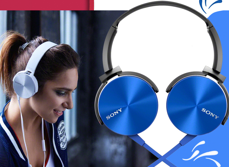 Tai Nghe Headphone Chụp Tai Extra Bass MDR-XB450AP , Với Thiết Kế Chụp Tai Trẻ Trung Và Cá Tính Thích Hợp Với Mọi Hoạt Động Như Giải Trí Làm Việc Kết Nối Jack 3.5mm Thông Dụng Tương Thích Với Mọi Thiết Chất Âm Cực Tốt , BH 12 Tháng