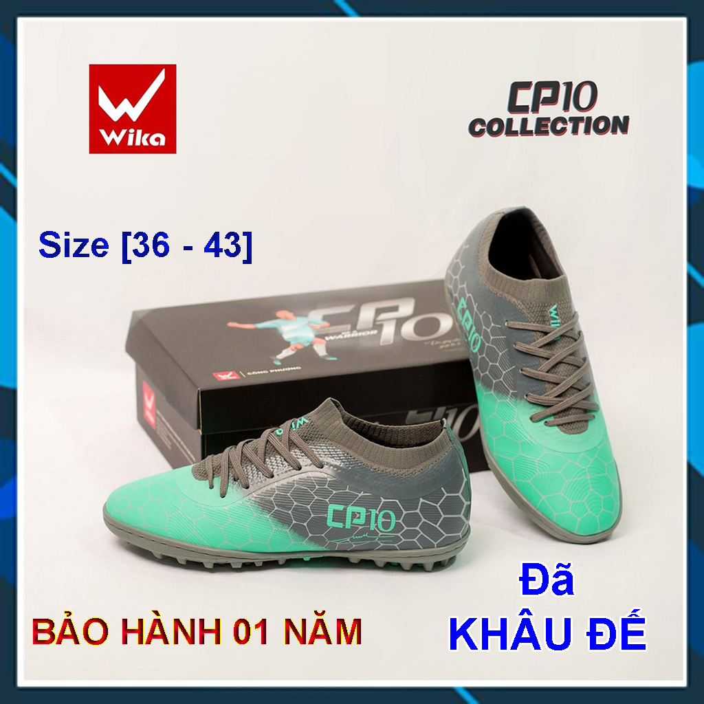 Giày Đá bóng Cổ cao Wika Công Phượng - Wika CP10 Collection - Giày Đá bóng Sân cỏ Nhân tạo - Giày Bóng đá cổ thun