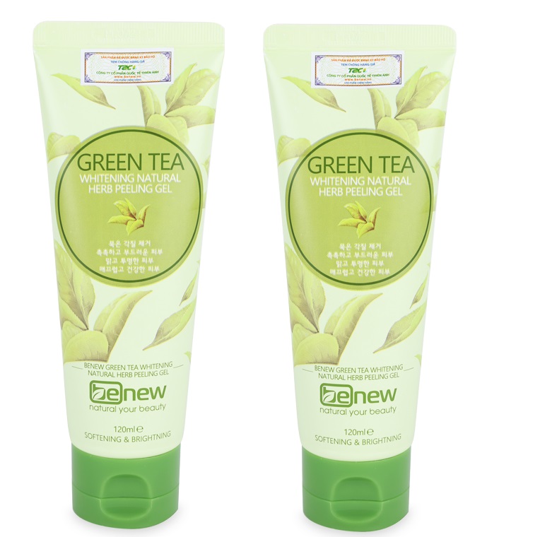 Tẩy da chết trà xanh Green Tea Benew Hàn quốc 120ml Tuýp- HÀNG CHÍNH HÃNG