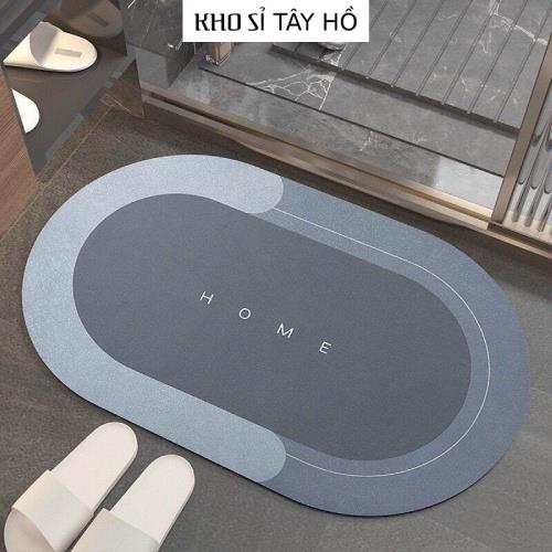 Thảm lau chân cao cấp silicon siêu thấm nước Thảm chùi chân chống trơn trượt cao cấp