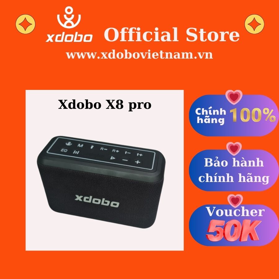 Loa di động Xdobo X8pro-Công suất 120W-Siêu bass-Karaoke