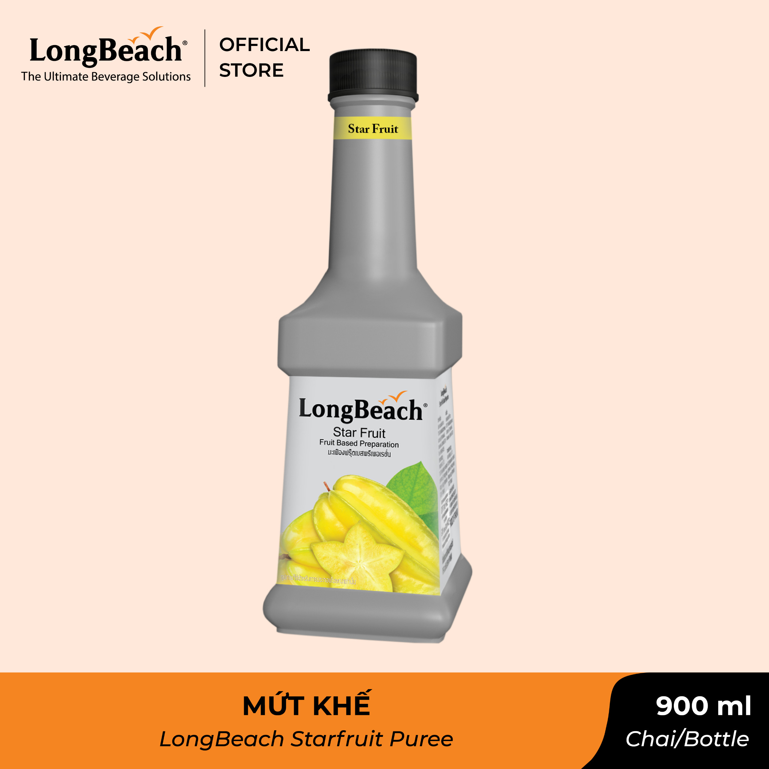 Mứt Khế - LongBeach Star Fruit Fruit Based Preparation 900ml