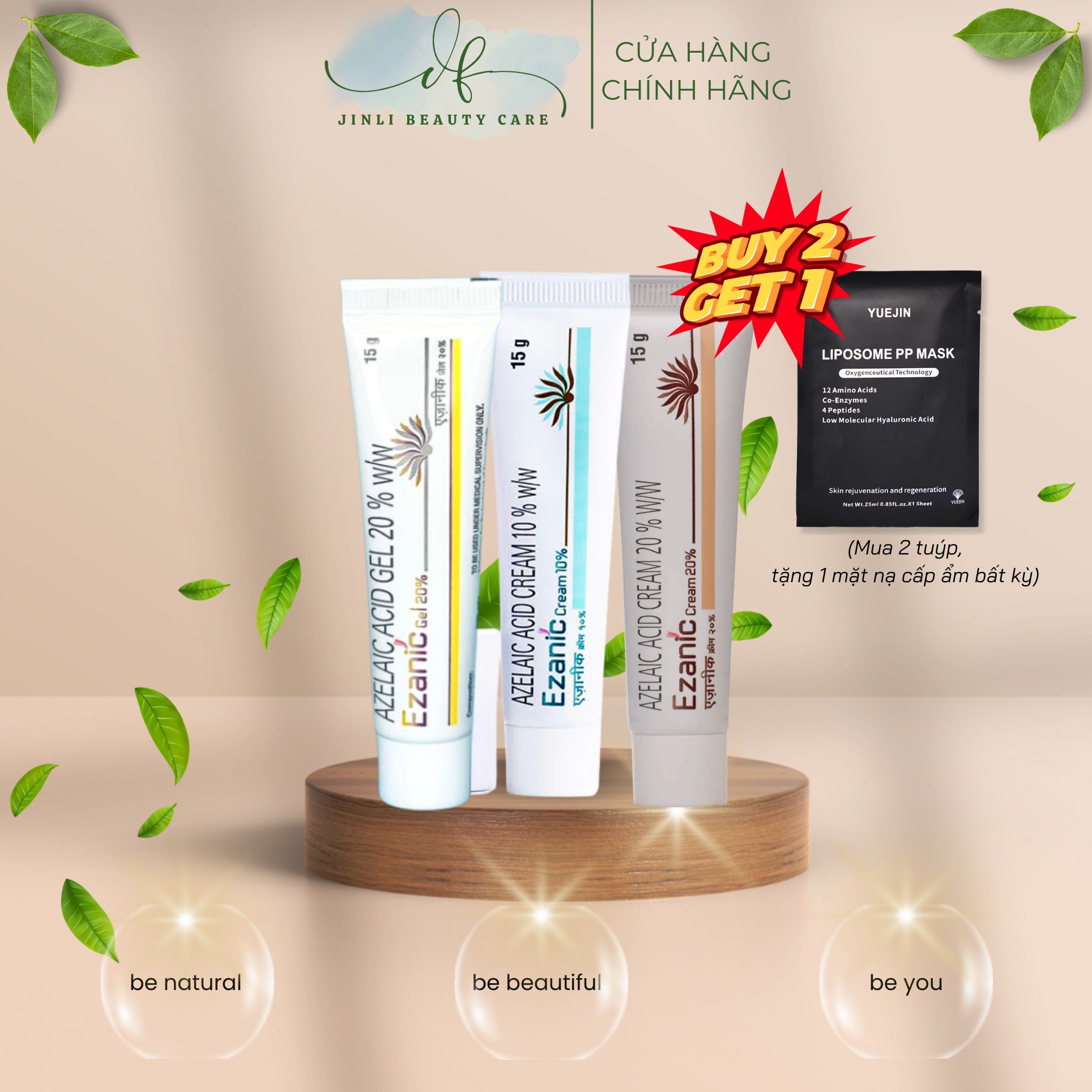Ezanic Azelaic Acid 10% |   Azelaic Acid 20% |   Helps Reduce Dark Spots, Reduce Acne, and Even Out Skin Tone